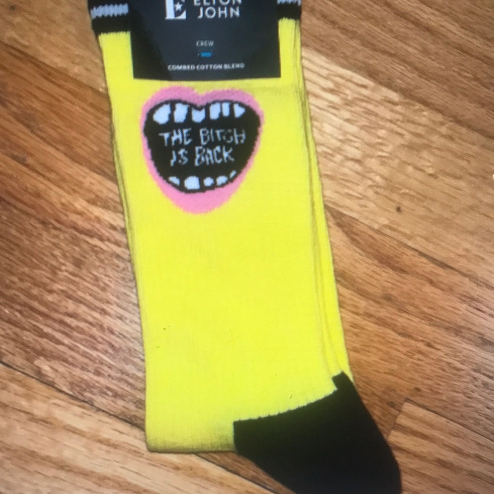 Yellow Crew Socks